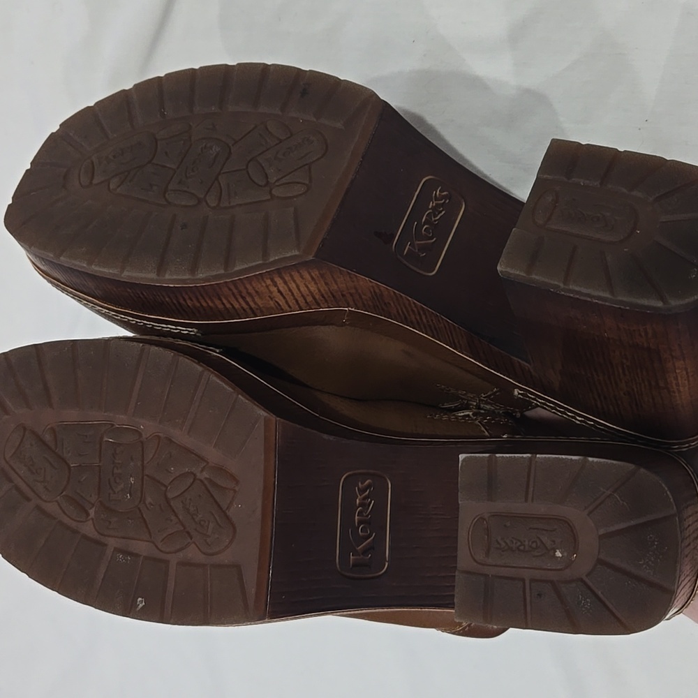 Korks Lori Slip-On Platform Heel Clog Size 10 - image 8